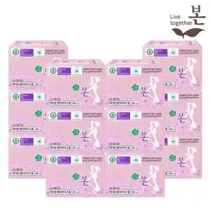 유기농 순면 유기농본 울트라슬림 생리대 롱팬티라이너 28P 12팩