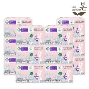 유기농 순면 울트라슬림 생리대 팬티라이너 34P 12팩