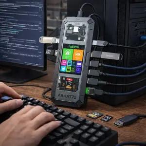 [햅시]초고속 100W 디스플레이 7in1 멀티 허브 게이밍 미러링 도킹스테이션