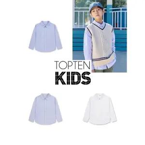 [롯데백화점]탑텐키즈 MKF1WC3011 공용) 옥스포드 셔츠