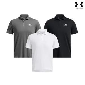 언더아머 1386608-001-025-100 남성 UA 아이콘 반팔 카라티 3종택1 115682