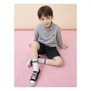 매장정품 [빈폴키즈] 요꼬 칼라 스웨트 셔츠 그레이 (BI6141UE53) 243159