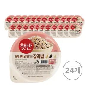 CJ 햇반 잡곡밥 210g, 24개
