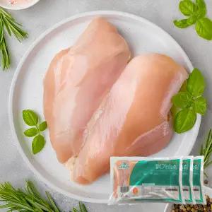 [밀리원/국내산] 유황 먹여 키운 신선한 닭가슴살(냉장) 600g 3팩 세트