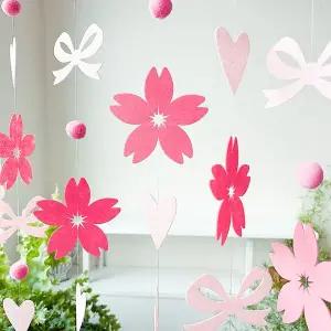 봄봄 벚꽃 리본 모빌