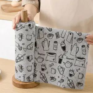 JP 극세사 빨아쓰는 행주 롤 주방 타올 총40매