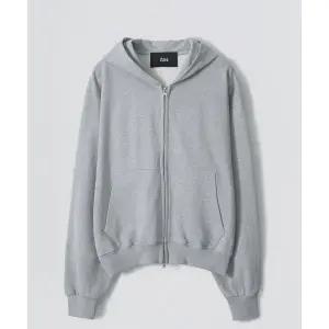 이지오 EZIO Riv 세미 Over 핏 후드 집업 멜란지 그레이 1973626