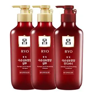 려 함빛 극손상 앤 영양 샴푸 592ml 2개 + 컨디셔너 592ml 1개