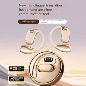 D88 AI 번역 이어폰 전기 도금 귀 무선 블루투스 스포츠 디지털 디스플레이