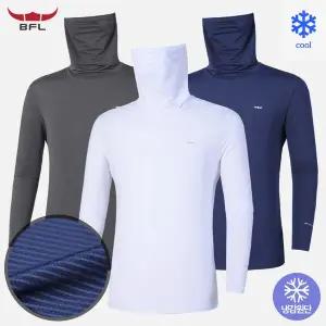 [이지바이]BFL 남성 쿨가드 냉감 마스크넥 긴팔 티셔츠(M7ST52)