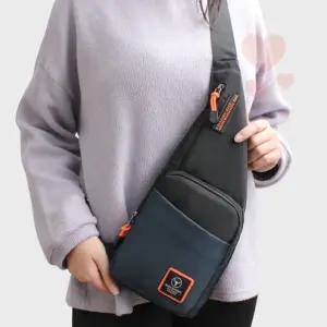 슬림한 작업용크로스백 여행용미니슬링백 생활방수가방 뒤로매는크로스백