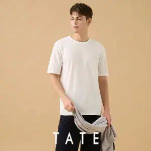 [NS홈쇼핑]테이트 오가닉면100 튜블러 티셔츠 7종(화이트 7종)[35739536]