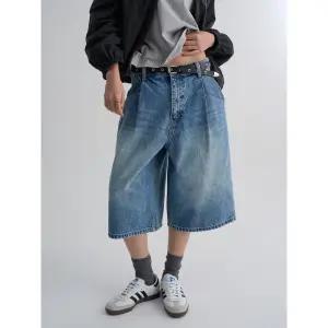 [에잇세컨즈] 롱 버뮤다 데님팬츠  스카이 블루 (356225CCNQ)