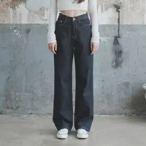 -6cm 숏버전 W50 와이드 데님 팬츠 논페이드