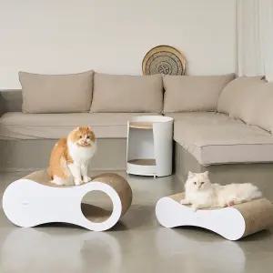 두잇 고양이 침대 스크래쳐 캣타워 놀이 공간 다묘 피넛보드