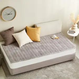 도톰해진 말랑한 헤링본 돌쇼파 전용패드 모던그레이