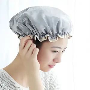 고탄력 헤어 목욕탕헤어캡 캡 사우나 두건 모자 팩 비닐 미용실