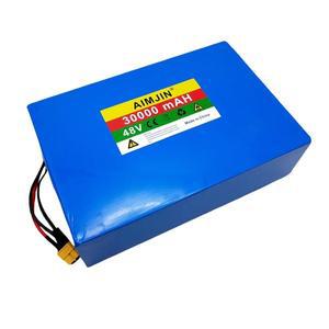전기 스쿠터 산악 자전거용 13S8P 48V 30Ah 리튬 배터리 250-800W+54.6V 2A