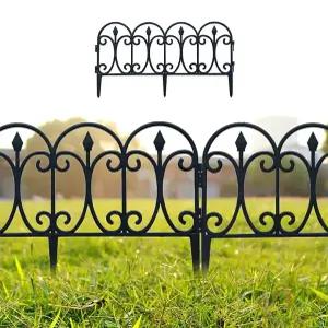 유럽풍 미니 화단펜스 정원 울타리 1p 땅꽂이형 연장가능 화단 화단울타리