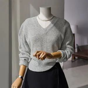 (안나앤모드) renel 쿨린넨 브이넥 니트[니트EDS55]