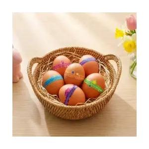 부활절계란포장지 고집계란띠지스티커 디자인4종랜덤 5매1세트 부활절포장용품 부활절달걀포장지