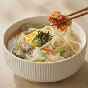 원조 명동칼국수 마늘김치 2kg+칼국수5인분(1kg)