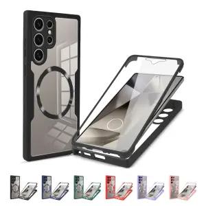 갤럭시 S26울트라 플러스 풀커버 맥세이프 클리어 케이스 1213