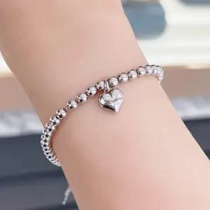 하트 포인트 볼 팔찌 LLBS25201S