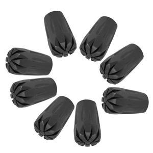 8개입 폴 러버 팁 워킹 케인 하이킹 교체 스틱 보호 장비 액세서리