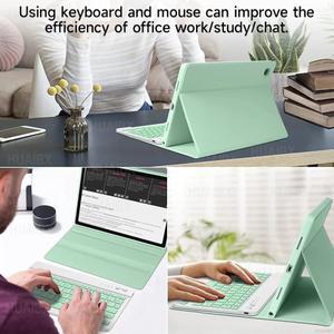 호환 갤럭시 탭 S6 라이트용 키보드가 포함된 10.4인치 케이스  삼성 분리형 커버 SM-P610 P613