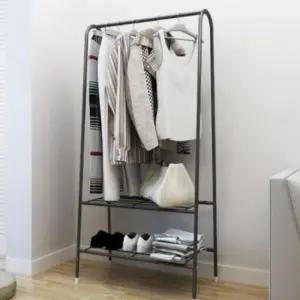 [데코] 튼튼한 1인 사무실 좁은방 스텐 철제 옷걸이 행거