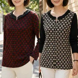 [엄마옷 로즈맘] 단희퍼즐배색티셔츠