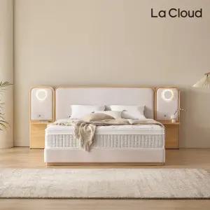 라클라우드 안단테 호텔식 조명 침대 세트 Q 퀸 (프레임+매트리스+패널1)