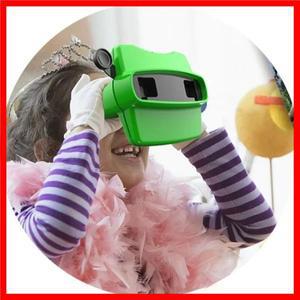 새로운 3D View-Master 교육 시청기 유니콘 미니 극장 빛나는 장난감 어린이 선물