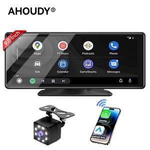 AHOUDY 9인치 Carplay 안드로이드 자동 자동차 라디오 터치 스크린 지원 Mirrorlink BT WIFI 음성 제어