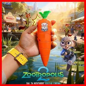 1PCS Zootopia 당근 음성 녹음기 펜 만화 어린이용 가능한 창의적인 다기능 선물