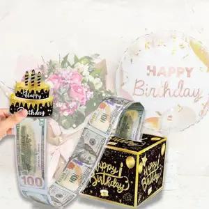 생일 용돈 상자 서프라이즈 이벤트 뽑는 생일 돈 상자 선물 특별한선물 재미 있는 소품 파티