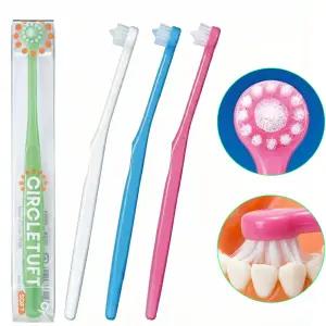 CI메디컬 서클터프트 둥근 헤드 동그라미칫솔 어금니 틈새 집중케어 일본치과전용 색상랜덤