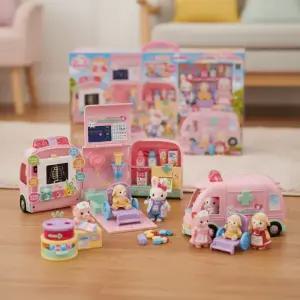 원앤원 콩지래빗 구급차 약국놀이 인형놀이 동물인형 미니어처 피규어 의사 간호사 역할놀이