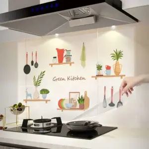 주방 욕실 방수 방염 투명 붙이는 시트지 은플 필름