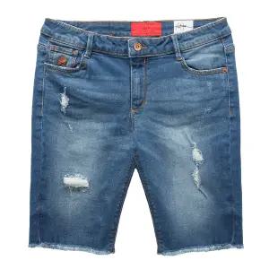 [택가 128,000원] 앤드류허쉬 여성 인디언 하프 데님팬츠 AGW-238ID