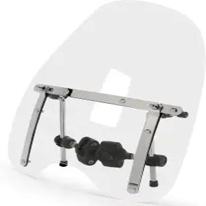 유니버설 18인치 x 16인치 모터사이클 윈드실드 윈드스크린 할리 데이비슨 스포츠스터 다이나 글라이드