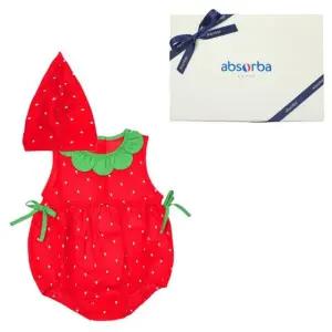 [갤러리아] (압소바출산,백일,귀여운유아복)트로이무소바디슈트(모자)(A13-10681)