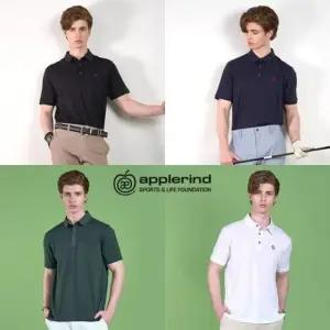 [애플라인드]시어서커 반팔 티셔츠 4종세트 남성