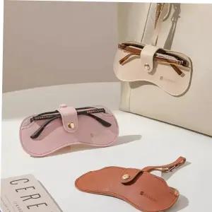 안경 선글라스 자석버클 얇은안경집 케이스 가죽 휴대용