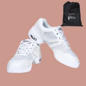 댄스위드유 A1 알롱제 라인댄스화 화이트 재즈화