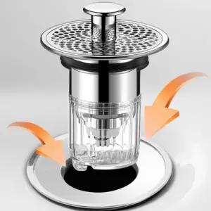 방지 머리카락 냄새트랩 벌레 물마개 캡 세면대