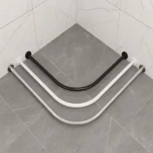 탈의실 커튼봉 피팅룸 옷가게 곡선 라운드 커튼랙 커튼 코너