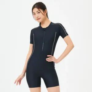 아레나 아이비 3부 반신 슈트 A4FL1LI01-BLK