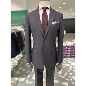 지이크 S/S시즌 모 혼방 텍스처 스트레치 데일리 그레이 정장 (PGJAD2192)